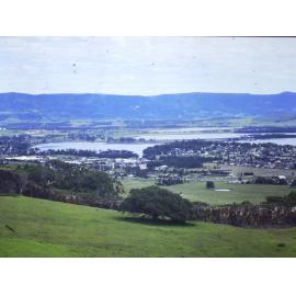 View over Wentworth Hill's Quarry to Albion Park Rail