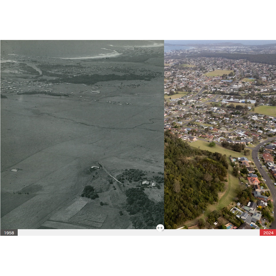 Aerial View of Mount Warrigal