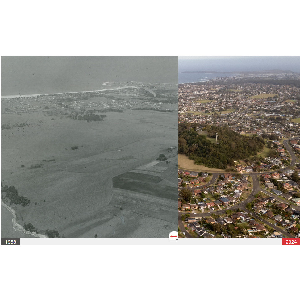 Aerial View of Mount Warrigal