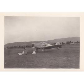 Percival Proctor at Airport