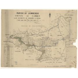 Parish Jamberoo County Camden Map