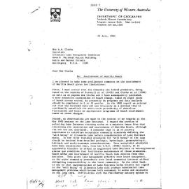 Lake Illawarra and Warilla Beach Improvements - Various Letters, Documents and Reports 