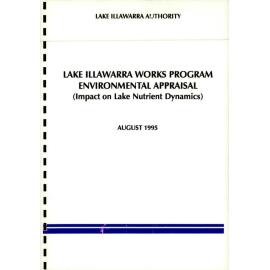 Lake Illawarra Works Program Environmental Appraisal (Impact of Lake Nutrient Dynamics)