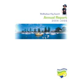 Shellharbour City Council Annual Repot 2004-2005