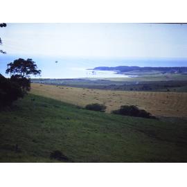 View from Dunster's Hill (The Hill) to Bass Point