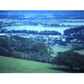 View from Dunster's Hill over Wentworth Hills Quarry and Albion Park Rail