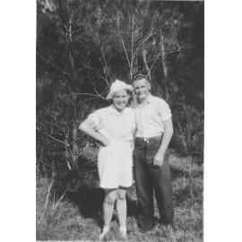 Joyce Smith and Arthur Parkinson on Gooseberry Island