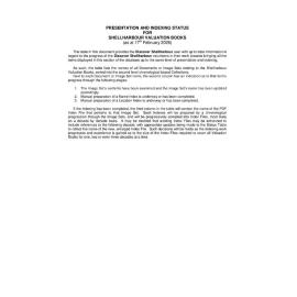 Presentation and Indexing Status for Shellharbour Valuation Books