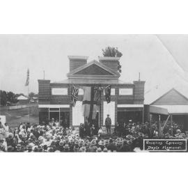 Dapto War Memorial Unveiling