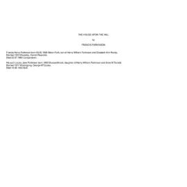 The House Upon the Hill