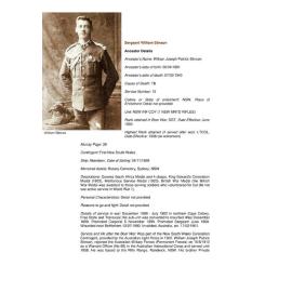 Sergeant William Joseph Patrick Stinson