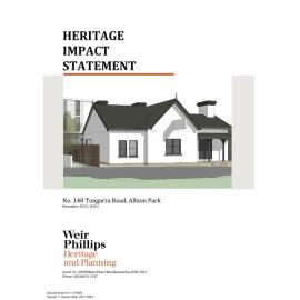 Heritage Impact Statement 148 Tongarra Road, Albion Park (Former ESA Bank)