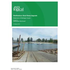 Shellharbour Boat Ramp Upgrade Statement of Heritage Impact 