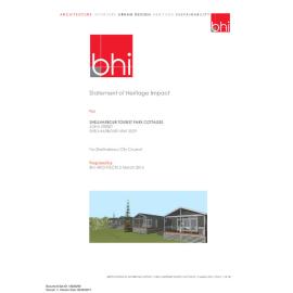 Statement of Heritage Impact Shellharbour Tourist Park Cottages