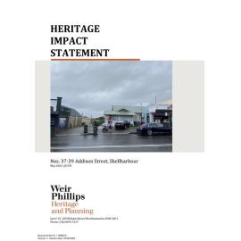 Heritage Impact Statement 37-39 Addison Street, Shellharbour 'The Sheiling'