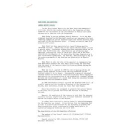 Bass Point Sub Committee Annual Report 1982 1983