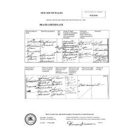 Roach, Catherine - Death Certificate