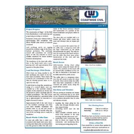 Shell Cove Boatharbour Stage 1 Progress Update 3 Newsletter