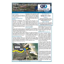 The Waterfront Shell Cove Stage 2 Progress Update 5 Newsletter