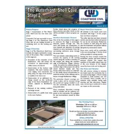 The Waterfront Shell Cove Stage 2 Progress Update 1 Newsletter