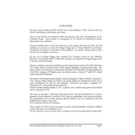 A WWI Story - Bradney