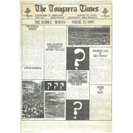 The Tongarra Times Volume 1 Number 1