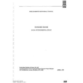 Dunmore House Local Environment Study