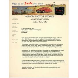 George Sinclair Brewster's Real Estate Journal