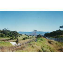 Railway line north from Dunster's Lane 1995