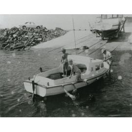 Russell East's boat 'Moki II'