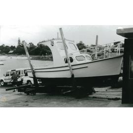 Russell East's boat 'Moki III'