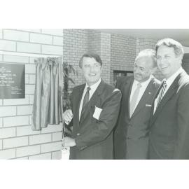 Premier Neville Wran opening Shellharbour Hospital 1986