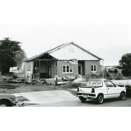 Demolition of old St Vincent de Paul building, Shellharbour 1987