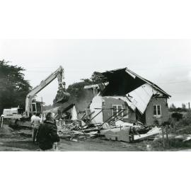Demolition of old St Vincent de Paul building, Shellharbour 1987