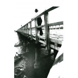 Jack Matthews on Windang Bridge 1938