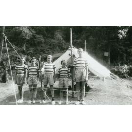 Windang Scouts at Central Illawarra District Scout Camp, Mt Keira