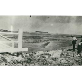 Windang Bridge construction 1936