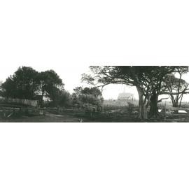 Seaside', on the left of this photo, was the home of the Bursill Family