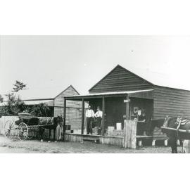 Edward Hazelton's store, Tongarra Road, Albion Park about 1916