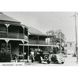 Albion Park Hotel late 1940's