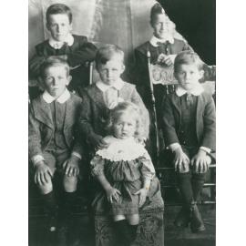 Bert, Alan, Bruce, Rupert, Norman and Elsie Weston