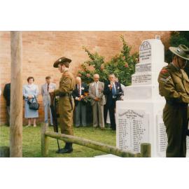 Remembrance service for the wreck of the 'Cities Service Boston' in Caroline Chisholm Park