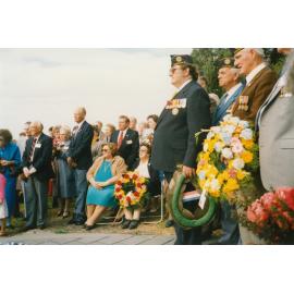 Remembrance service for the wreck of the 'Cities Service Boston' in Caroline Chisholm Park