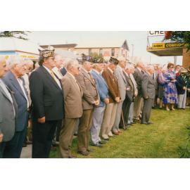 Remembrance service for the wreck of the 'Cities Service Boston' in Caroline Chisholm Park