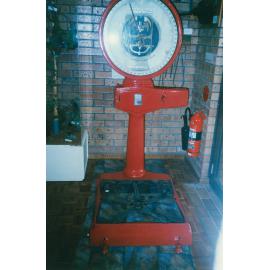 The Illawarra Cooperative Central Dairy Factory Avery Cream Scale display at Tongarra Museum