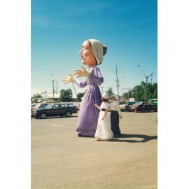 Parade float at the opening of Tongarra Bicentennial Museum 1988
