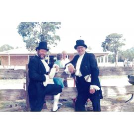 Ron Wynn & George McDonald at the opening of Tongarra Museum
