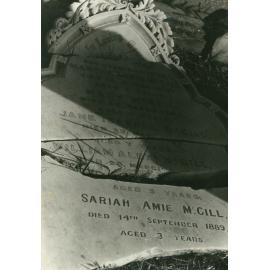 McGill Family headstone, Albion Park Pioneer Cemetery