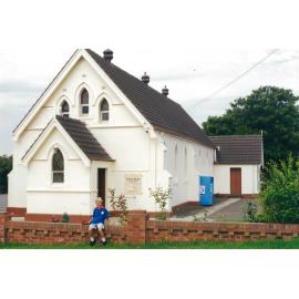 Nathan Peretta outside Stella Maris Roman Catholic Church, Shellharbour