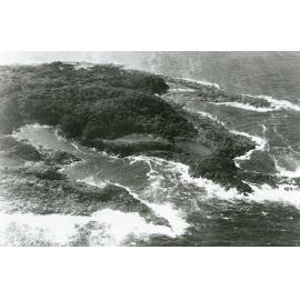 Aerial view of Bushranger's Bay, Bass Point 1983